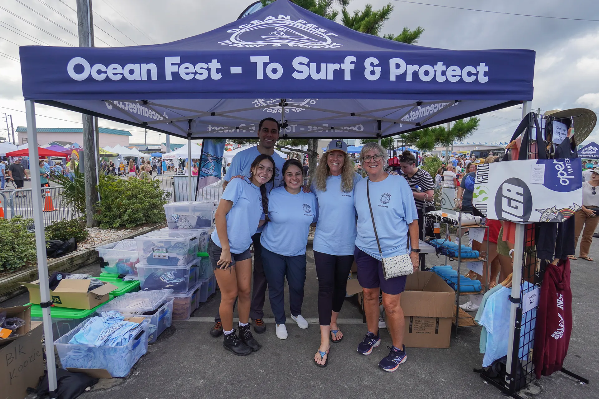 Volunteers at previous Ocean Fest